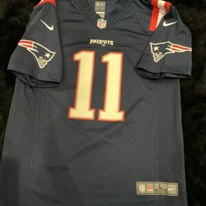 NFL Nike Julian Edelman New England Patriots #11 Jersey Youth Large